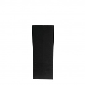 Scaune de bucătărie, 2 buc., piele artificială, negru - Img 3