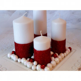 Sclipici Decorativ rosu (Glitter Decorativ) 1 Kg - Img 4