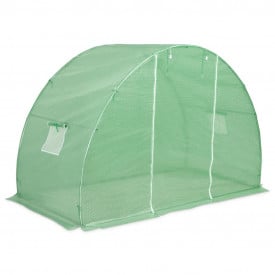 Seră cu fundație din oțel, 4,5 m², 300 x 150 x 200 cm - Img 4