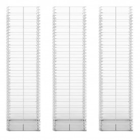 Set 3 gabioane din sârmă galvanizată 25 x 25 x 100 cm - Img 3