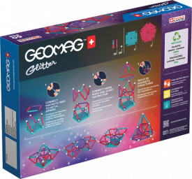 Set constructie magnetic Geomag Glitter 60 buc 536 - Img 2