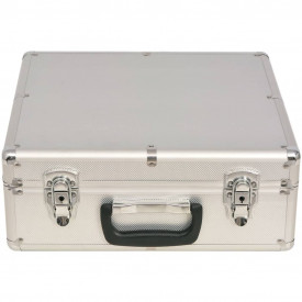Set de poker/blackjack cu 600 de jetoane cu laser din aluminiu - Img 7