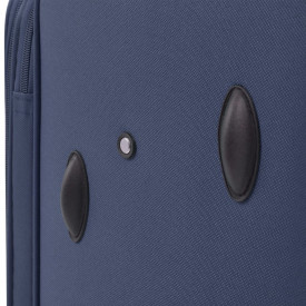 Set de trolere din material textil, 3 buc, bleumarin - Img 10
