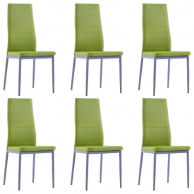 Set mobilier de bucătărie, 7 piese, verde - Img 6