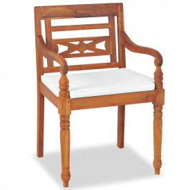 Set mobilier de grădină Batavia, 7 piese, tec - Img 3