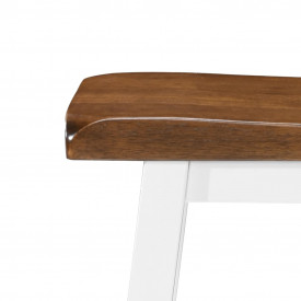 Set mobilier tip bar, masă și scaune, 3 piese, lemn masiv - Img 8