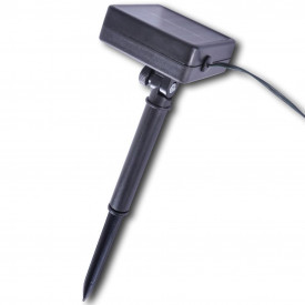 Sferă lemn și frunze artificiale LED-uri energie solară 35 cm, 2 buc - Img 6
