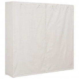 Șifonier, alb, 173x40x170 cm, material textil - Img 3