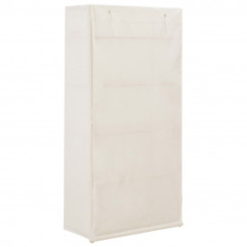 Șifonier, alb, 79 x 40 x 170 cm, material textil - Img 3