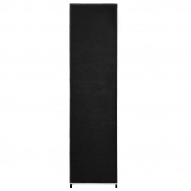 Șifonier cu 4 compartimente, negru, 175 x 45 x 170 cm - Img 6