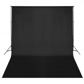 Sistem de suport fundal, 300 x 300 cm, negru - Img 2