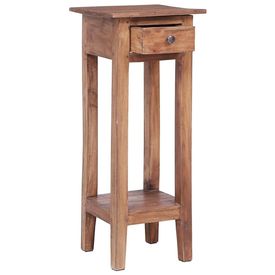 Suport de plante, 30x30x75 cm, lemn masiv reciclat
