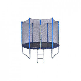 Trambulina Spartan cu plasa de protectie si scara, 426cm, 150kg