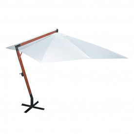 Umbrelă de soare 300 x 400 cm, Alb - Img 2
