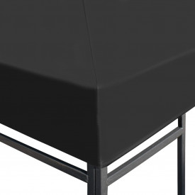vidaXL Acoperiș pentru pavilion, 310 g m² 3x3 m, gri - Img 3