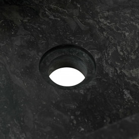vidaXL Chiuvetă, negru, 45 x 30 x 12 cm, marmură - Img 7