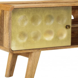 vidaXL Comodă TV, 120 x 30 x 45 cm, lemn masiv de mango - Img 5