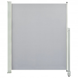 vidaXL Copertină laterală retractabilă de terasă, gri, 160 x 300 cm - Img 2