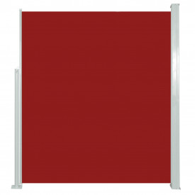 vidaXL Copertină laterală retractabilă, roșu, 160 x 500 cm - Img 2