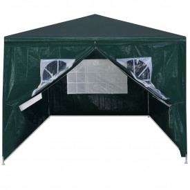 vidaXL Cort pentru petrecere, verde, 3 x 4 m - Img 3