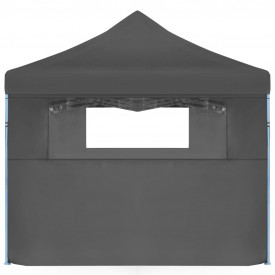 vidaXL Cort petrecere pliabil cu 5 pereți laterali, antracit, 3 x 9 m - Img 3