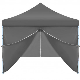 vidaXL Cort petrecere pliabil cu 8 pereți laterali, antracit, 3 x 9 m - Img 6