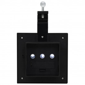 vidaXL Lămpi solare de exterior cu LED, 6 buc, negru, 12 cm, pătrat - Img 11