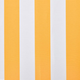 vidaXL Pânză de copertină, portocaliu &amp; alb, 436 x 296 cm - Img 3