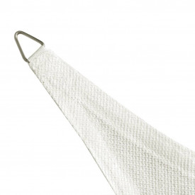 vidaXL Pânză parasolar, alb, 3,6 x 3,6 m, HDPE, pătrat - Img 3