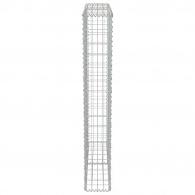 vidaXL Perete gabion cu capace, oțel galvanizat, 100 x 20 x 150 cm - Img 5