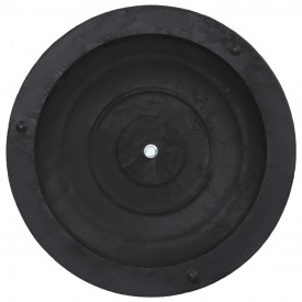vidaXL Suport umbrelă de soare rotund, negru, 10 kg, polirășină - Img 5