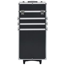 91815 Geantă machiaj, negru, aluminiu - Img 2