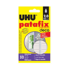 Adeziv tablete UHU Patafix deco, reutilizabil, 32 tablete - Img 2