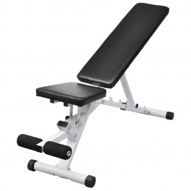 Bancă de antrenament cu set de haltere și gantere, 30,5 kg - Img 5