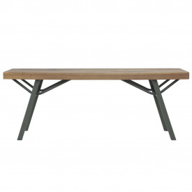 Bancă de grădină, 120 cm, lemn masiv de acacia - Img 2