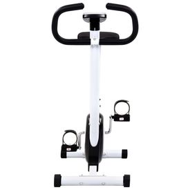 Bicicletă fitness cu curea de rezistență, negru - Img 3