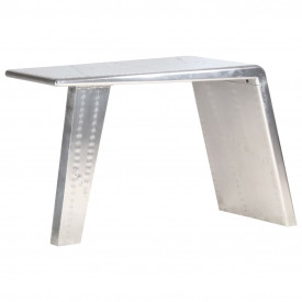 Birou, design aeronavă, argintiu, 112 x 50 x 76 cm, metal - Img 11