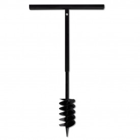 Burghiu manual găuri în pământ 120 mm cu tub prelungitor 13 m - Img 5