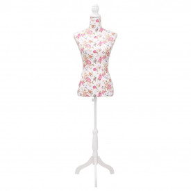 Bust croitorie damă din bumbac cu imprimeu floral - Img 2