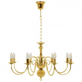 Candelabru, auriu, 8 becuri E14 - Img 3