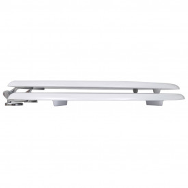 Capac WC MDF design simplu Alb - Img 4