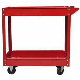 Cărucior atelier 2 suprafețe de depozitare 100 kg 2 buc. - Img 2