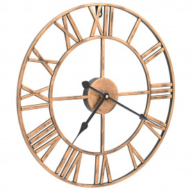 Ceas de perete, auriu, 40 cm, metal - Img 3