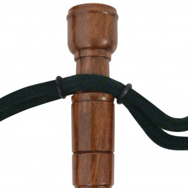 Cimpoi scoțian Great Highland copii, tartan Black Watch, verde - Img 5