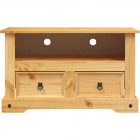 Comodă TV stil Corona din pin mexican 91 x 43 x 56 cm - Img 3