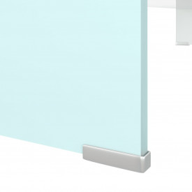 Comodă TV/Suport monitor, sticlă transparentă, 100 x 30 x 13 cm - Img 5