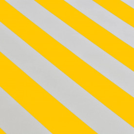 Copertină pliabilă, acționare manuală, 400 cm, galben/alb - Img 5
