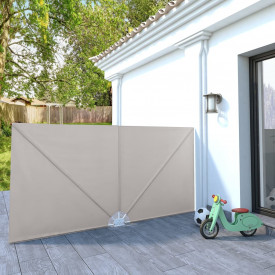 Copertină pliabilă de grădină 300 x 150 cm crem