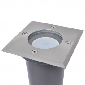 Corpuri de iluminat cu LED de exterior sol, 3 buc, pătrat - Img 3