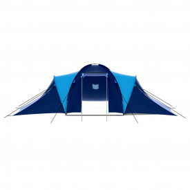 Cort camping textil, 9 persoane, albastru închis și albastru - Img 4